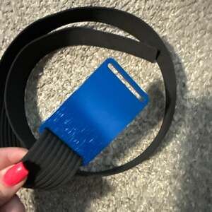 Grip6 Web Belt Blue Black Metal Buckle